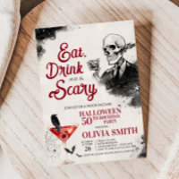 Iss dich satt, trinke und eine gruselige Halloween
