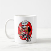 Iss die Katze! Kaffeetasse (Links)
