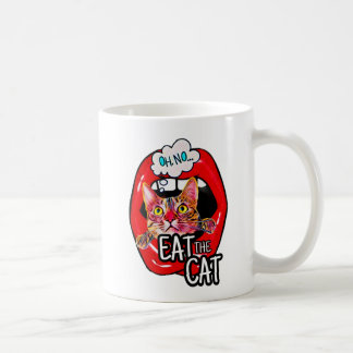 Iss die Katze! Kaffeetasse