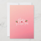 Iss Drink & Be Frohe Weihnachten Party Einladung (Rückseite)