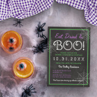 Iss Drink & Boo! | Chalkboard-Halloween-Party
