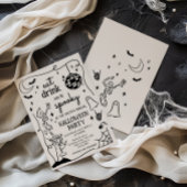 Iss Drink und leckeres Cocktail Halloween-Party Einladung
