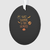 Iss Drink und sei Beängstigend Halloween Classic R Ornament (Vorderseite)