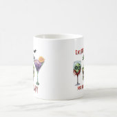 Iss Drink und sei Beängstigend Halloween Fun Coffe Kaffeetasse (Mittel)
