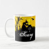 Iss Drink und sei Beängstigend Halloween Kaffeetasse (Links)