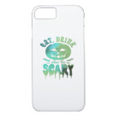 Iss Drink und sei Beängstigend zu Halloween Case-Mate iPhone Hülle (Rückseite)