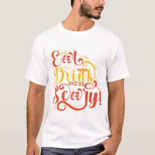 Iss Drink und sei Beängstigendes Shirt, Halloween T-Shirt