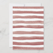 Iss Drink und sei frohe Weihnachten Party Einladun Einladung (Rückseite)