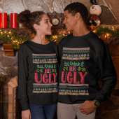 Iss Drink und sei hässlicher Weihnachtskraut Sweatshirt