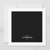 Iss Drink und sei Save the Date Verheiratet (Rückseite)
