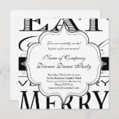 Iss Drink und sein sehr schmackhaft elegantes Desi Einladung (Vorne/Hinten)