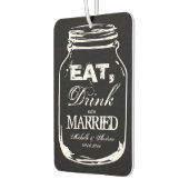 Iss Drink verheirateten Mason Glas Auto Lufterfris Autolufterfrischer (Links)