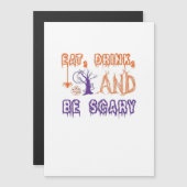 Iss drinn und sei gruselig lustig trendy magnetkarte (Vorne/Hinten)