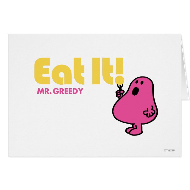 Iss es mit Mr. Greedy (Vorderseite (Horizontal))