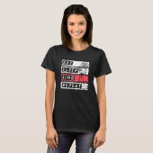 Iss Essen Sing Wiederholung Opernsänger T-Shirt (Vorne ganz)