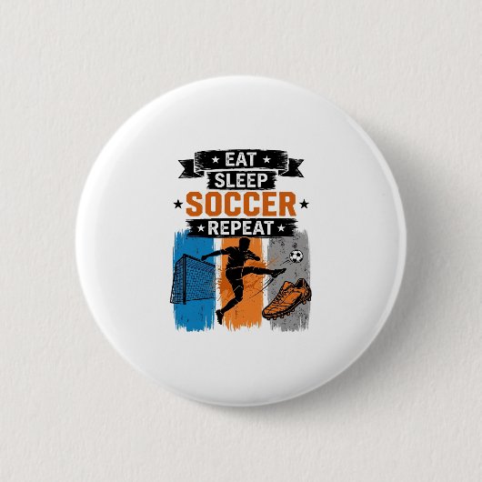 Iss Fussball Profi T-Shirt Button (Vorderseite)