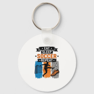 Iss Fussball Profi T-Shirt Schlüsselanhänger