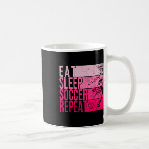 Iss Fussball Wiederholen Lustig Fussballfeld Spiel Kaffeetasse