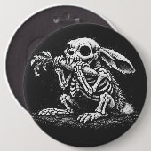 Iss Gemüse – Toter Hase von BurnsInHell Button (Vorne & Hinten)