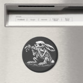 Iss Gemüse – Toter Hase von BurnsInHell Magnet (In Situ (Geschirrspüler))