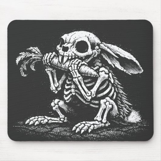 Iss Gemüse – Toter Hase von BurnsInHell Mousepad (Vorne)