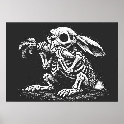 Iss Gemüse – Toter Hase von BurnsInHell Poster (Vorne)