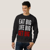 ISS GROSS LEBEN GROSS WERDEN GROSS EINZIGARTIGES F SWEATSHIRT (Vorne ganz)