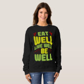 Iss gut leben gut sein sweatshirt (Vorne ganz)