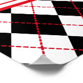 Iss Here Diner Sign Poster (Ecke)