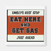 Iss hier und hol Gas Magnet (Vorne)