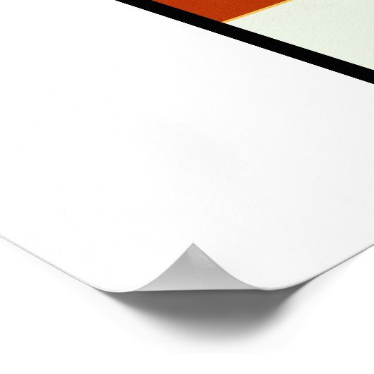 Iss hier und hol Gas Poster (Ecke)