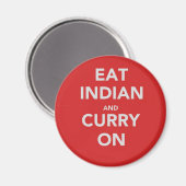 Iss Inder und Curry auf Magnet (Vorderseite/Rückseite)