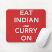Iss Inder und Curry auf Mousepad (Mit Mouse)