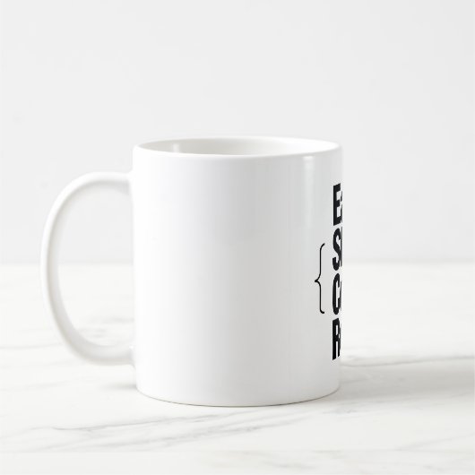 Iss Kaffe Code Wiederhole Programmierer Kaffeetass Kaffeetasse (Links)
