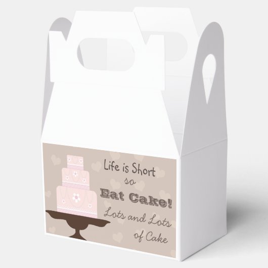 Iss Kuchen! Geschenkschachtel (Geöffnet)