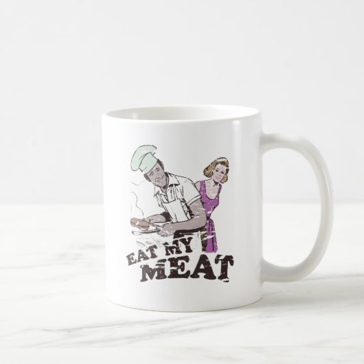 ISS MEIN FLEISCH KAFFEETASSE (Rechts)