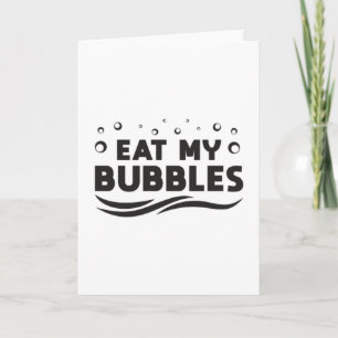 Iss meine Bubbles schwimmen Schwimmbad schwimmen S Karte