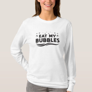Iss meine Bubbles schwimmen Schwimmbad schwimmen S T-Shirt
