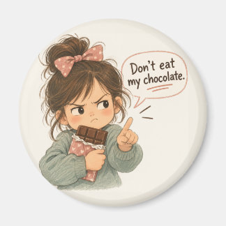 Iss meine Schokolade nicht Magnet