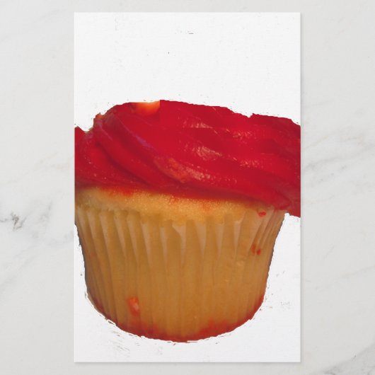 Iss meinen Cupcake Briefpapier (Vorderseite)