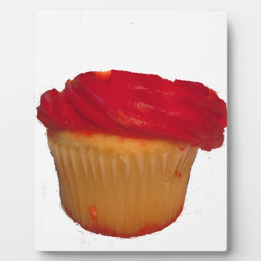 Iss meinen Cupcake Fotoplatte (Vorderseite)