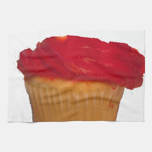 Iss meinen Cupcake Handtuch (Horizontal)