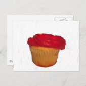Iss meinen Cupcake Postkarte (Vorne/Hinten)