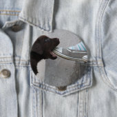 Iss meinen Schuh! Labrador Puppy Button (Beispiel)