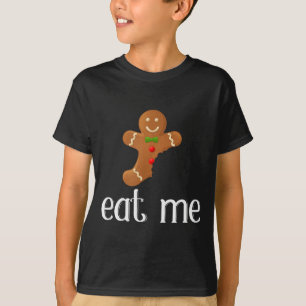 Iss mich Lebkuchenmann Lustiges Weihnachten  T-Shirt