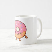 Iss Mich Lustige Donuts Kaffeetasse (VorderseiteRechts)