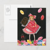 Iss mich! postkarte (Vorne/Hinten)