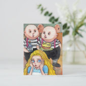 Iss mich und trinke mich postkarte (Stehend Vorderseite)