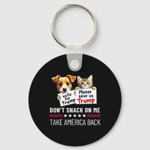 Iss nicht von mir Funny Cats Dogs  Schlüsselanhänger