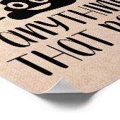 Iss nichts, was Kacke, Vegan Poster (Ecke)